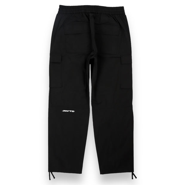 WIN THE DAY NYLON CARGO PANTS [BLACK]